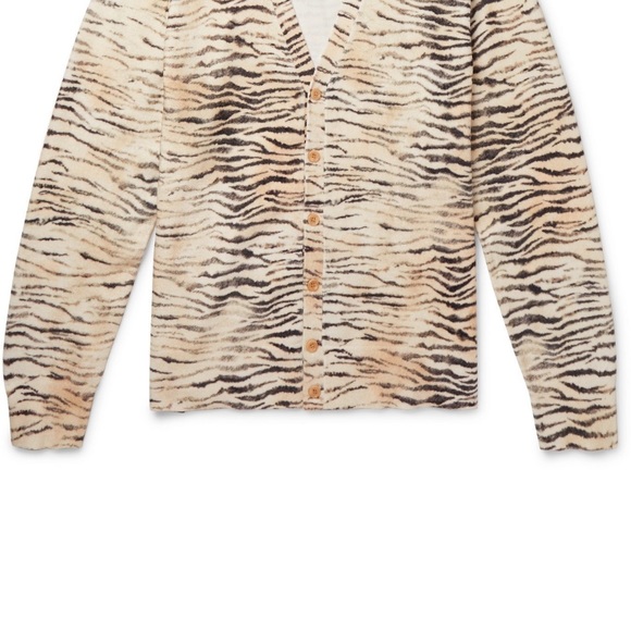 Sies Marjan - Otto Tiger-Print Chenille
Cardigan - Neutrals - Picture 3 of 5